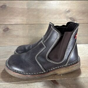 duckfeet roskilde womens size 38 shoes brown leather comfort chelsea boots